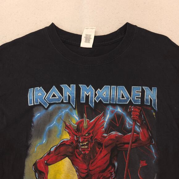 Iron Maiden Legacy of the Beast Band T Shirt Adult Mens Size Medium M Black - Picture 1 of 9